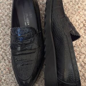 Donald Pliner Black Loafers